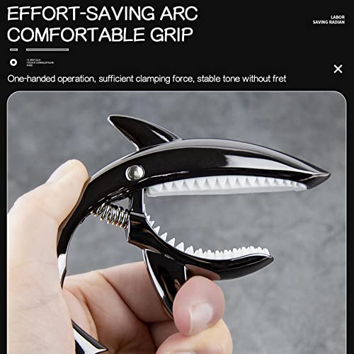 Capo pour guitare, Capodastre de requin, Capo de guitare+3 médiators+Cordes en acier de qualité supérieure guitare… - Les Beatles, Paul McCartney, John Lennon, RIngo Starr, George Harrison Capo pour guitare, Capodastre de requin, Capo de guitare+3 médiators+Cordes en acier de qualité supérieure guitare… – Image 6