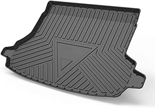 Forester Cargo Liner Compatible with 2019-2023 Subaru Forester Models，All Weather 3D Upgrade Modeling Black TPO Heavy-Duty Waterproof Rear Cargo Trunk Tray Floor Mats Protector