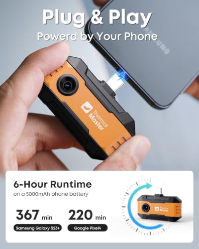 Image of Thermal Master P1 Thermal Camera for USB-C iPhone Android, Orange