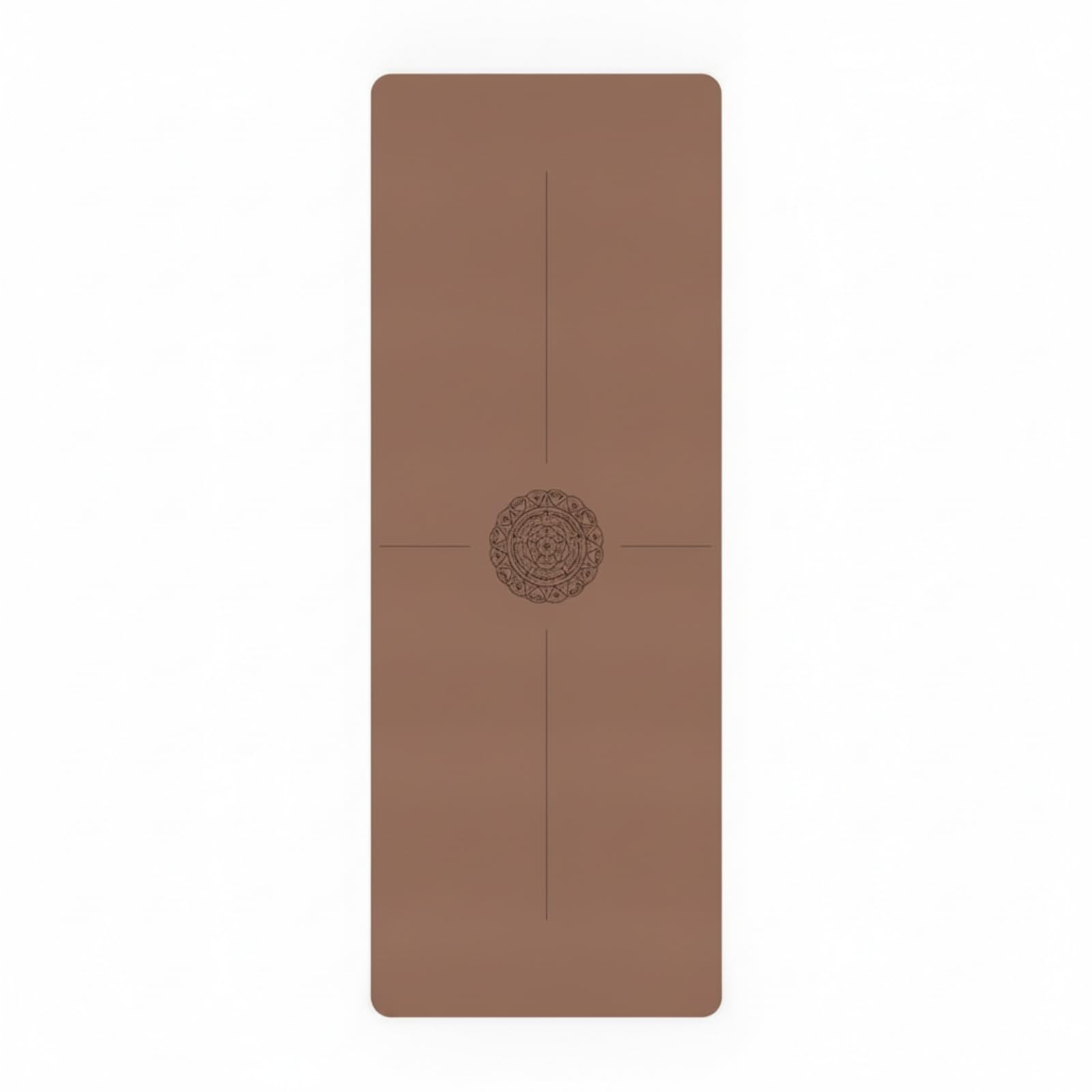 Pu-Fitness-Matte Ausrichtungsmarkierungen Fitnessmatte 5 mm Trainingsmatte