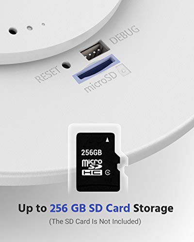 Annke Pano360 Pro 6Mp Super Hd Fisheye Poe Ip Security Camera With Audio Record, H.265+ Surveillance Video Format Outdoor/Indoor, 30Fps Panoramic View, Support 256Gb Sd Card, Wdr & 3D Dnr #TOP4