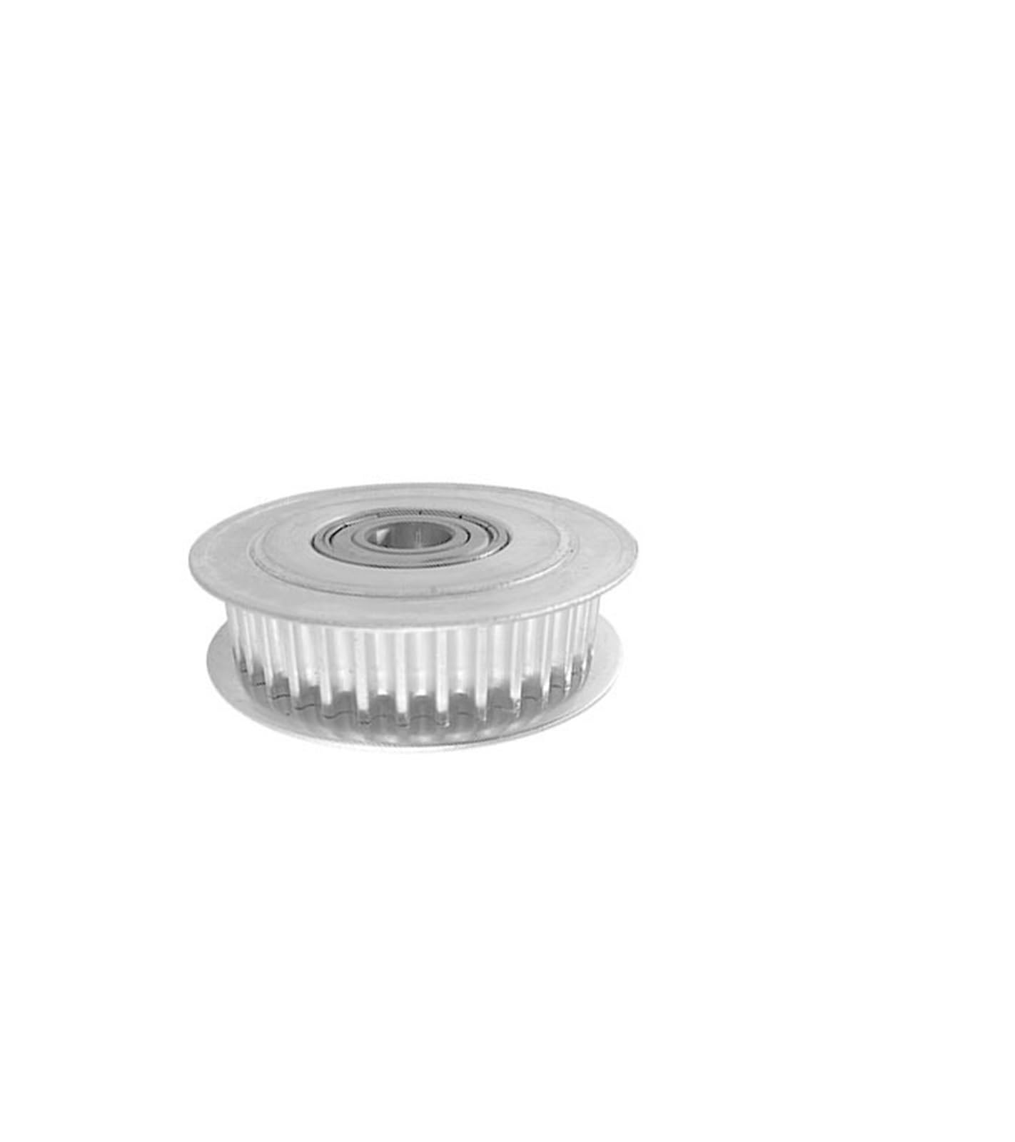 1pc Umlenkrolle 5M 35T mit Zähnen 16/21/27mm Riemenbreite Passive Riemenscheibe 8/10/12/15mm Bohrung Lagerscheibe(10mm,21mm)