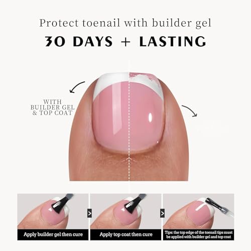 Image of 9 Color Press On Nails Fake Nail 216 Pcs, French tip press-on nails, Press on Nail, Artificial Nail Extensions Combo in Multicoloured, Full Cover Glossy Nude False Acrylic Nails for Women Girls (08, 216 count (Pack of 1))