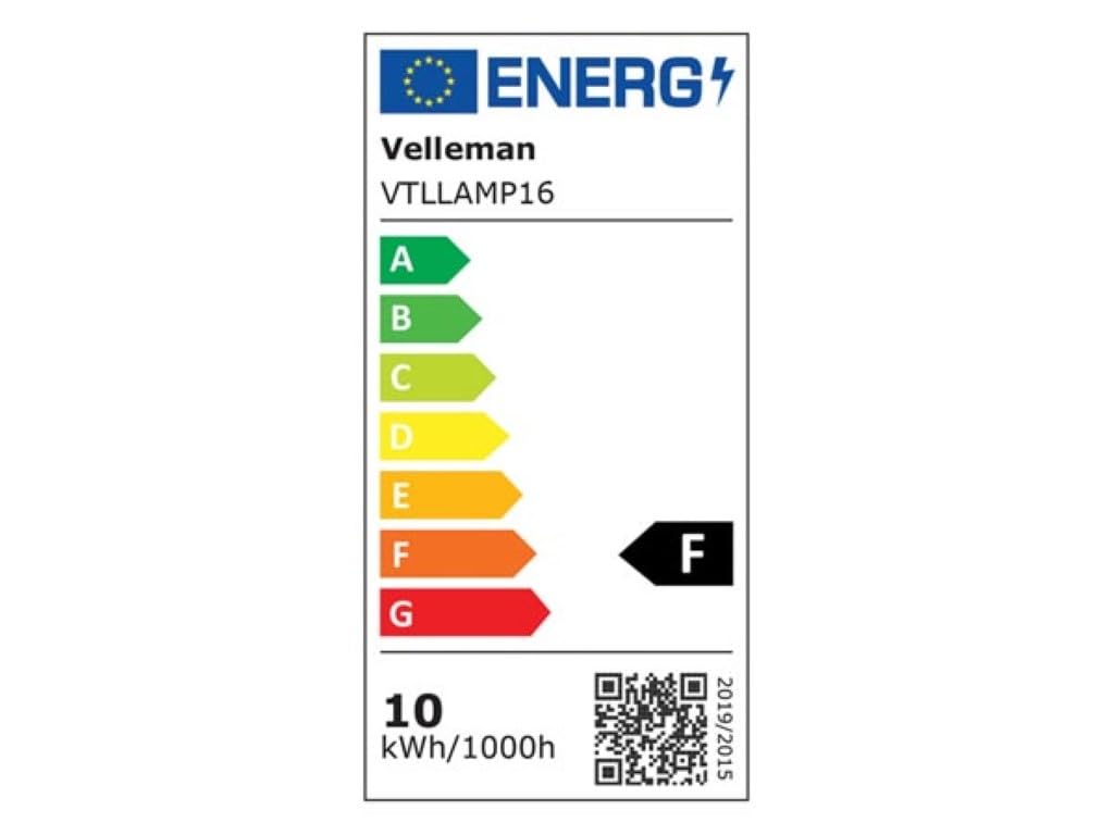 Velleman Lámpara lupa LED con pinza, lámpara de aumento regulable de 10 W, 60 LEDs, aumento 2,25x, lente 5 dioptrías 142 mm, 3500-6500 K, para lectura, diamond painting, hobby y trabajos de precisión