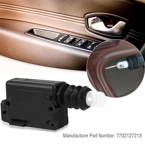 Image of Qiilu Central Locking Motor Door Lock Actuator 2 Pin Door Latch Lock Actuator Motor 7702127213 Fit for Megane Scenic Clio I II 19