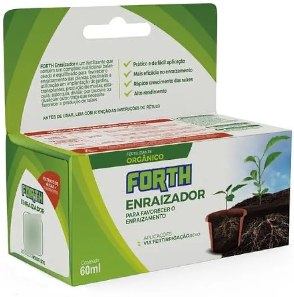 Fertilizante Orgânico Enraizador Concentrado Forth 60ml