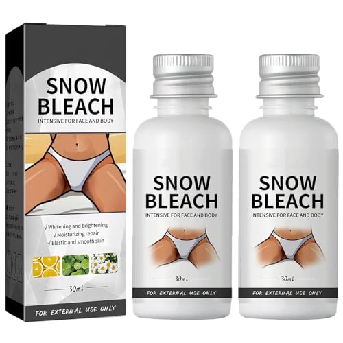 TATOS Crema para Quitar Manchas oscuras, blanqueamiento de Partes íntimas, Crema para aclarar la Piel, Crema blanqueadora Snow, Axilas, Cuello, Axilas, Rodillas, Codos, Rostro y Cuerpo