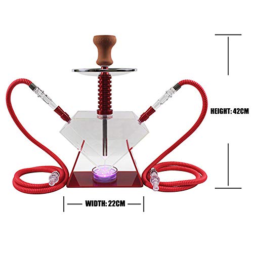 Household appliances Hookah Narguile Shisha SZRP, Schlauch Shisha Combo Kit Set, Glaswasserpfeifen Smoking Bongs… – Bild 4