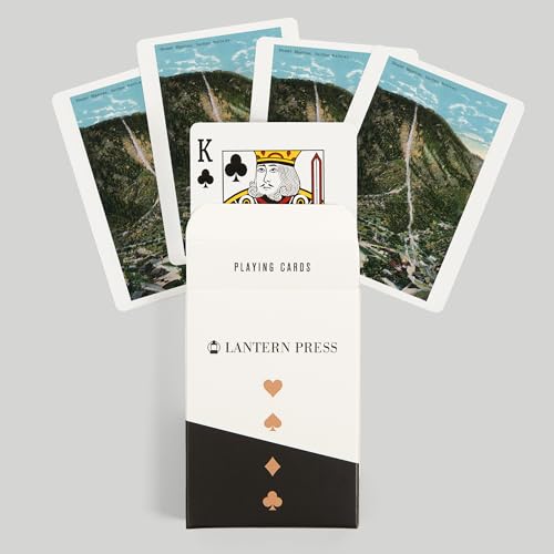 Baraja de póker Lantern Press tamaño poker 52 cartas miniatura 6