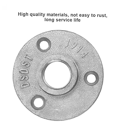 Flens Pijp Base DN15 Legering Draad Decoratieve Vlieger Flens 3-Gat Pijp Fittingen 10 Stks Praktische DIY Tools - Image 4