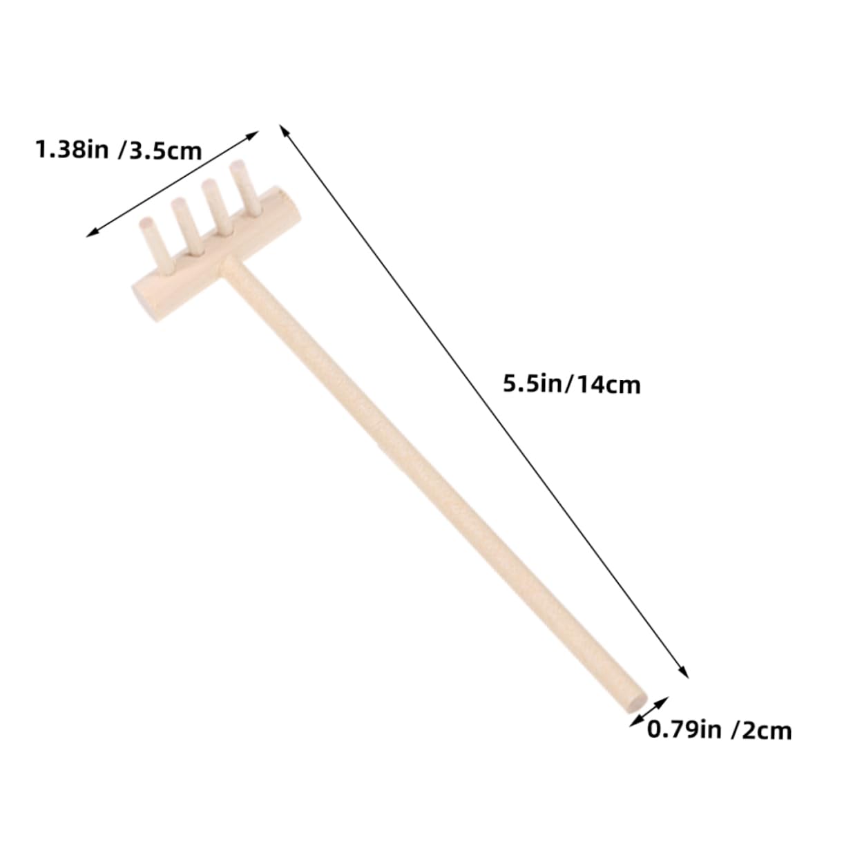 HOOTNEE 7pcs Mini Rake Decor Sand Table Rake Garden Tools Garden Sand Tools Rake Adornments Sand Tray Miniatures Rake Sand Table Tool Garden Tiny Rake Garden Accessories Rake Tool