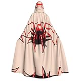 Photo Gallery yuangjhop simpatico piccolo ragno rosso stampa adulto con cappuccio mantello accappatoio con cappuccio adatto per costumi cosplay di halloween. Photo Gallery yuangjhop simpatico piccolo ragno rosso stampa adulto con cappuccio mantello accappatoio con cappuccio adatto per costumi cosplay di halloween.