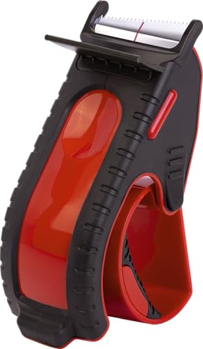 マークスインターナショナル TENDEE テープカッター PREMIUM TAPE CUTTER レッド |OPPテープカッター 梱包 ダンボール 荷造り 滑らない 切りやすい 右利き左利き対応 スリム TD-001RD