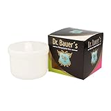 Dr. Bauer´s Reinigungsbad-Dose mit Klarspüleinsatz | Prothesendose | Gebissdose | Prothesendose mit Einsatz | Zahnspangendose (weiss)