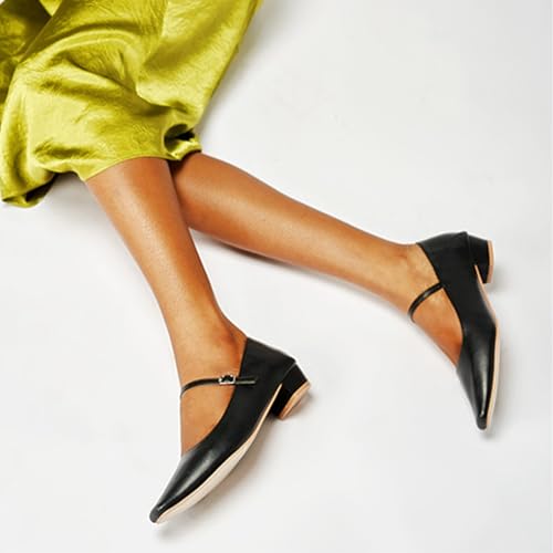 Image of C.Paravano Women's Pumps | Mary Jane Flats | Low Heel Dress Shoes | Convertible Heel Shoes