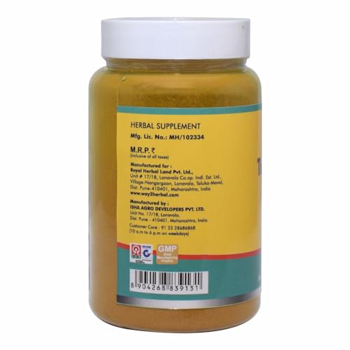 Image of Way2Herbal Turmeric Latte /Haldi Milk Powder | Golden Turmeric Latte Mix - 100 gms - Pack of 2