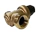 Water Pressure Reducing Valve Double Union Brass Stainless Steel Strainer Threaded (1 1/4)