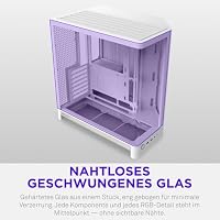 NZXT H6 - Kompaktes Dual-Kammer ATX PC-Gehäuse - Weiß – Ansicht 4
