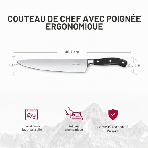 Victorinox 7.7403.25G Couteau de cuisine - vue 6
