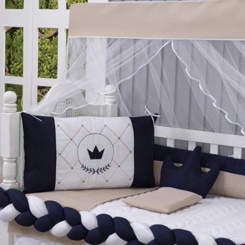 Kit Berço Paris 10 Peças Coroa Marinho, LuckBaby