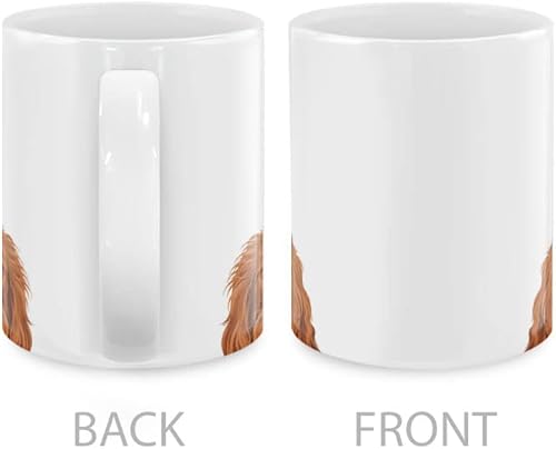 Miniatura 5 de Taza de té de cerámica blanca Chihuahua, 11 oz