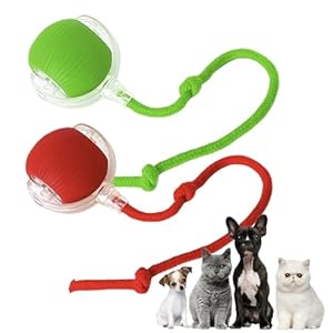 2 Packs Interactive Cat Toy,Electric DogBall...