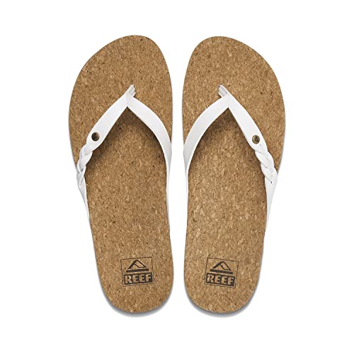 REEF Women's Cushion Court Twist Flip Flop with Arch Support