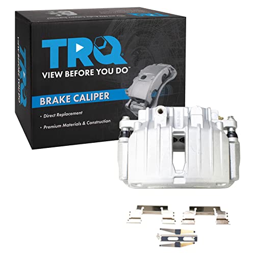 Image of TRQ Rear Disc Brake Caliper LH Left Driver Side | For Avalanche 1500 / Escalade / Sierra 1500 / Silverado 1500 / Suburban 1500 / Tahoe / Yukon / Yukon XL 1500