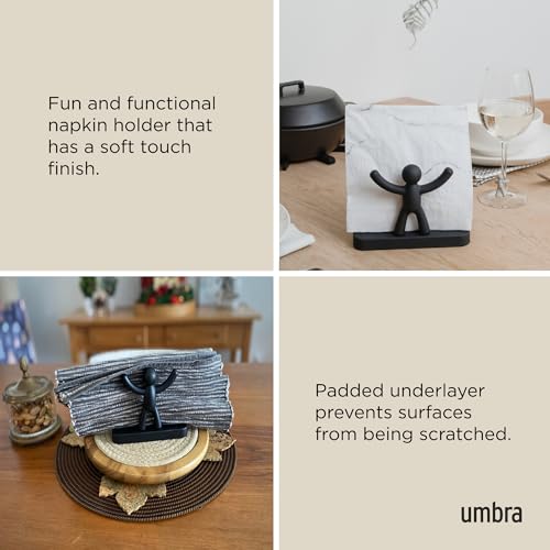 Umbra Buddy Napkin Holder, Black - Cosy Home Interiors Umbra Buddy Napkin Holder, Black - Image 4