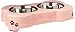 Loving Pets Dolce Diner Dog, 2 Bowl Set, Medium, 1 Quart, Pink