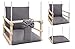Produktbild NATILU® Babyschaukel Kinderschaukel Holz, Schaukel für Kinder Garten Indoor Outdoor - EN 71 und CE - Made in EU (WOOD)