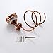 YYONGAO Hair Dryer Holder European Copper Plated Rose Gold Hair Dryer Rack Ceramic Rose Gold Hair Dryer Rack Bathroom Hair Dryer Bracket