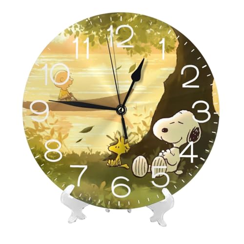 掛け時計 スヌーピー(3) 北欧 壁掛け時計 静音 自宅 寝室 部屋飾り 贈り物 インテリア 大数字 直径25cm 非電波 アニメ グッズ キャラクター かわいい プレゼント