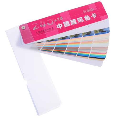 GETAJGHSD 1 Set Di Carte Colorate, Strumento Di Abbinamento Dei Colori, Tavolozza Dei i, Campioni Di Vernice, Schede Campione Di Vernice, Schede Di, i Di