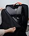 Drsvabze Padded Car Seat Travel Bag for Airplane, Heavy-Duty & Waterproof Car Seat Backpack for Air Travel, Fits Most Baby Car Seats, Boosters & Carriers with Airtag Compatible - Black