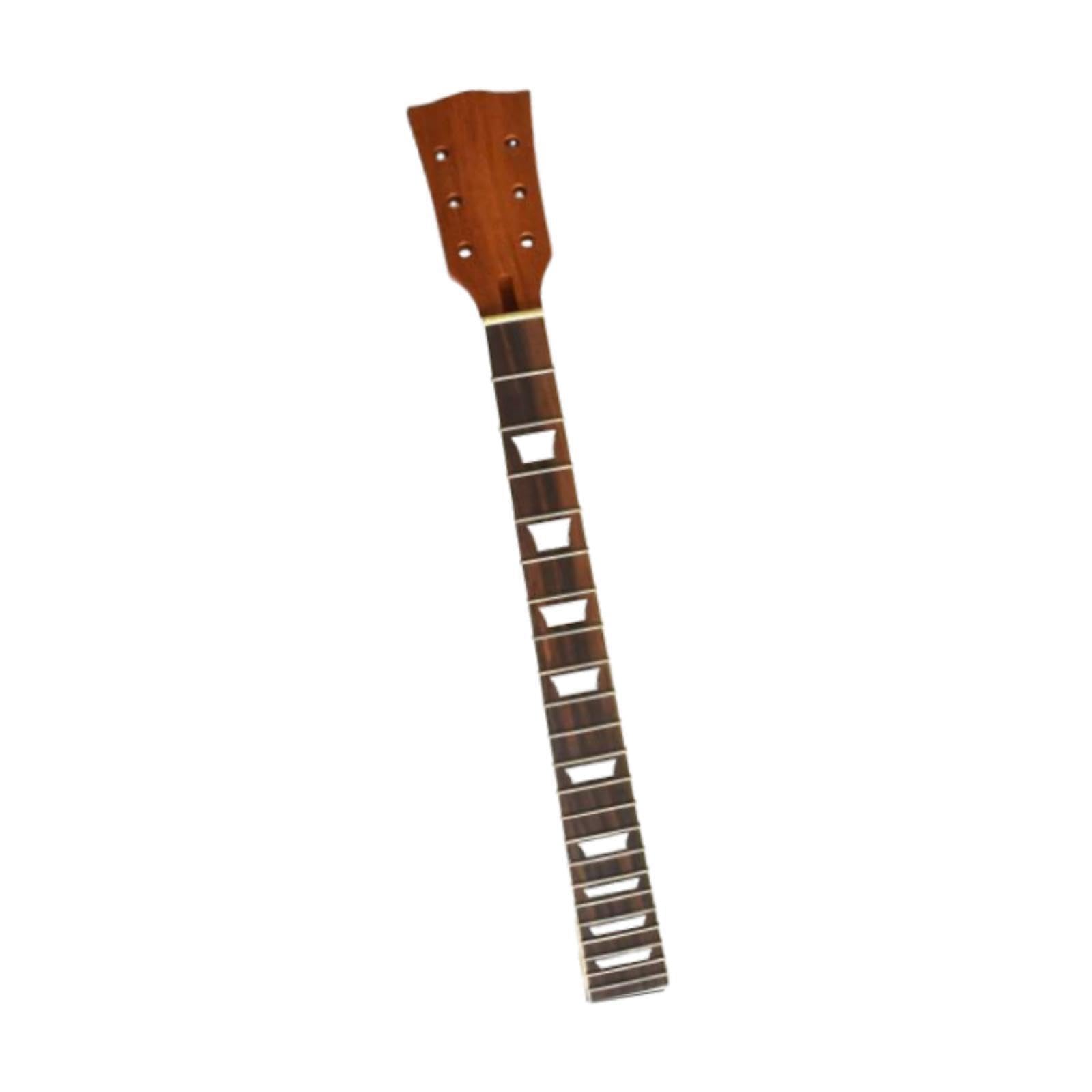 Tastiera in palissandro per chitarra elettrica, manico in legno di ricambio appositamente progettato per chitarra elettrica, 22 tasti, parte legno per