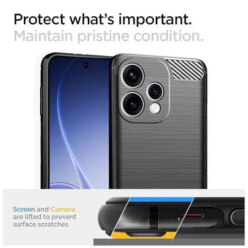 Image of Amazon Brand - Solimo Back Cover Case for Oppo Reno 15 5G | Compatible for Oppo Reno 15 5G Back Cover | 360 Degree Protection | Soft and Flexible (TPU | Matte Black)