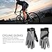 EVTSCAN Full Finger Cycling Gloves Non Slip Breathable Gray for Riding Fitness Exercise Mountaineering Sports