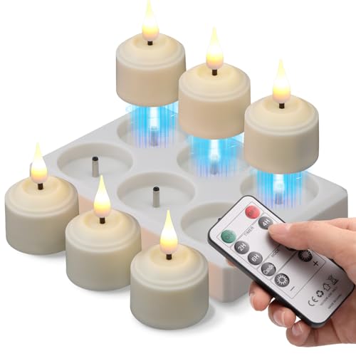 Velas LED recargables que evitan incendios y cera en tus mesas 2