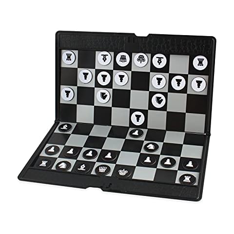 Andux Mini Foldable Wallet Type Magnetic Chess Pocket Board Game PJXQ-02 Cover
