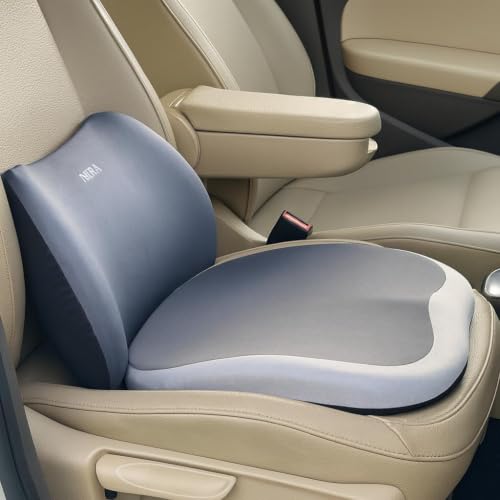 Image of Cars Necks & Lumbar Pain Relief Pillow, 100% Memory Foam Car Seat Head Rest Pillows Necks Support, Neck Pain Relief Pillows for Car & Office, car Gift, (Gray 3)