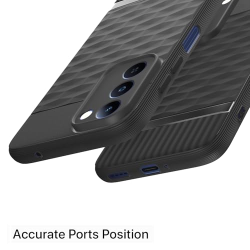 Image of Pikkme Back Cover for Realme P4 Lite 5G Camera Protection 3D Hexa Cube Design Silicone Protective Bumper Case (Black)