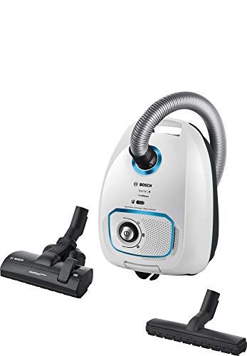 Bosch ProSilence – Aspirateur avec sac, à performance puissante, avec un filtre hygiénique HEPA spécialement conçu pour les personnes souffrant d’allergies, couleur blanc - Image 3