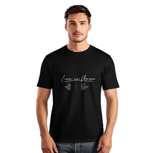 Image of Nobero 100% Cotton T Shirts for Men Stylish | Regular Fit | Graphic Printed T Shirts for Men 180 GSM Combed Cotton | Round Neck Half Sleeve