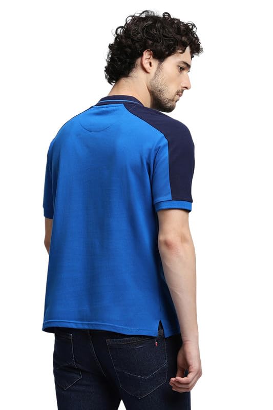 Image of Dennis Lingo Men's Cotton Solid Slim Fit T-Shirt
