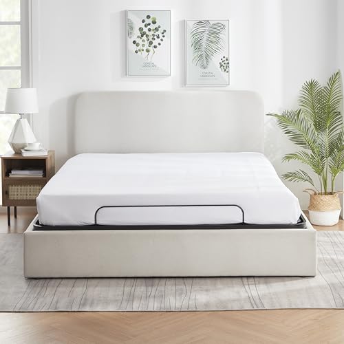 Image of Nestl King Adjustable Bed Frame, Electric Base with Head and Foot Incline, Zero Gravity, Flat and Anti Snore Presets, Quiet Motor, No Box Spring Needed