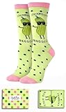 Funny Socks for Women - Dill Pickle Gifts, Gag Gifts for Teen Girls & Adults, Best Friend Birthday Gift Ideas, Stocking Stuffers with Gift Box