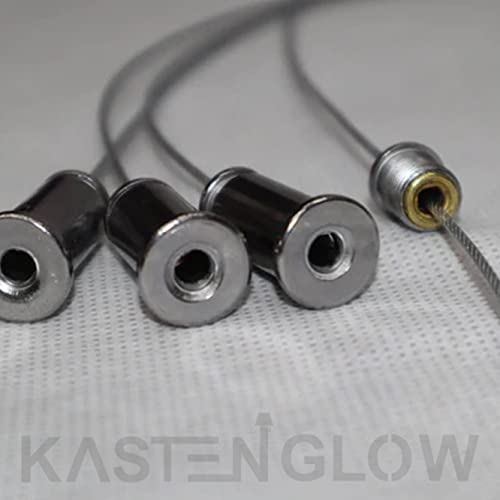 Image of KATENGLOW Lights 1M Steel Hanging Clutch Wire and Screws Suspension hanging mounting wire kit rope Lamp Adjust for Ceiling Led Lights Panel Wire Accessories, Set of 1 (4pcs.) (Pack of 1)