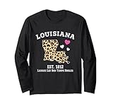 Womens Louisiana Est. 1812 I Love Louisiana State