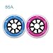 JCXYL EV 90mm/100mm Competition Speed Inline Skate Wheels 85A for PU Single Row Roller Skate Wheel Replacement Training Set of 8,Blue,90mm